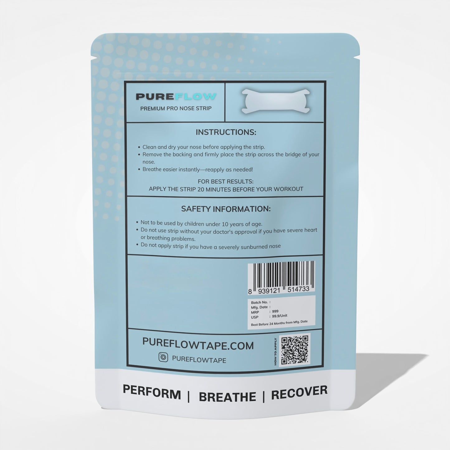 PUREFLOW PRO NASAL STRIPS