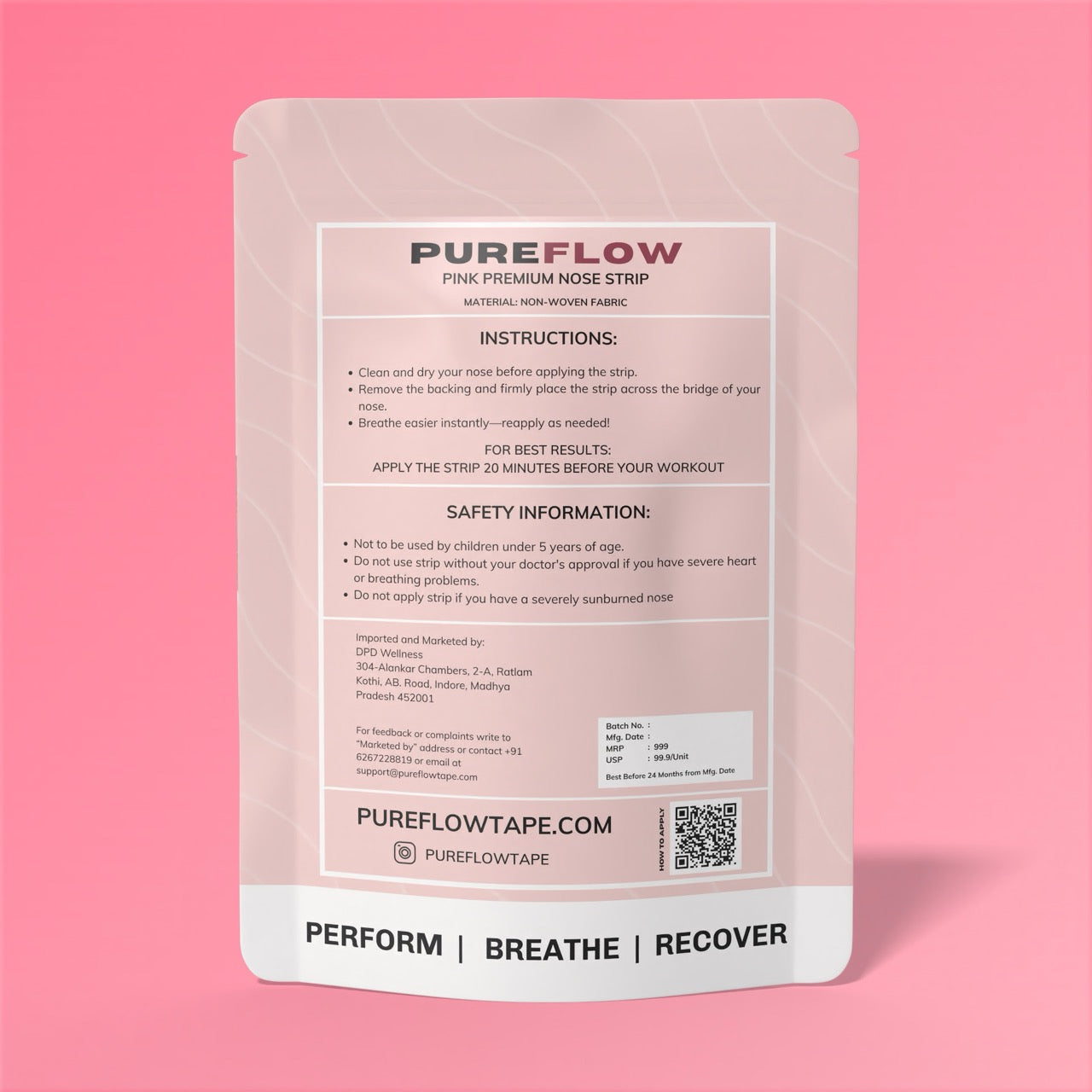 PUREFLOW NASAL STRIPS