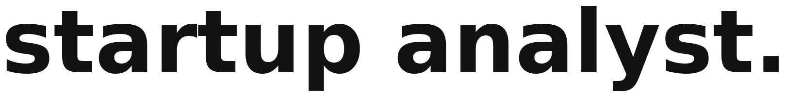 Startup Analyst