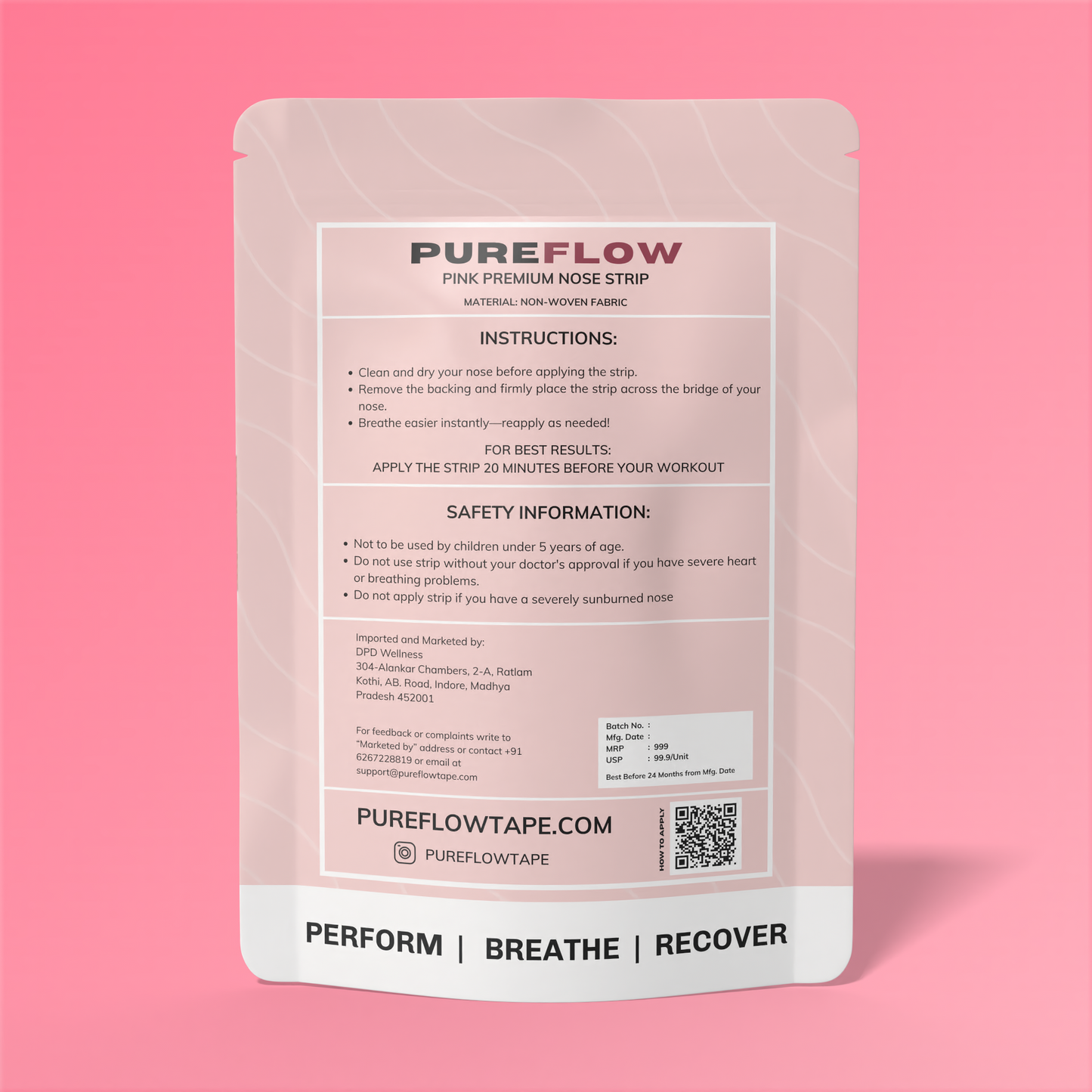 PUREFLOW NASAL STRIPS